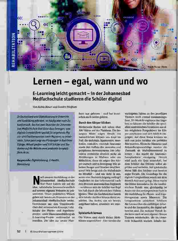 Vorschauseite 1: Lernen - egal, wann und wo