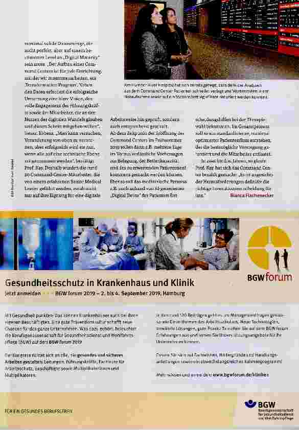 Vorschauseite 2: Patientenmanagement aus dem Command Center