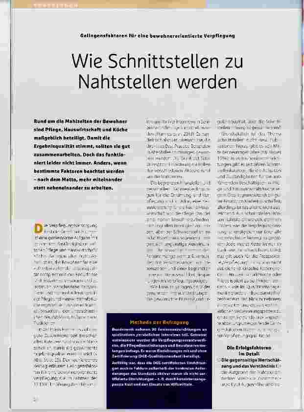 Vorschauseite 1: Wie Schnittstellen zu Nahtstellen werden
