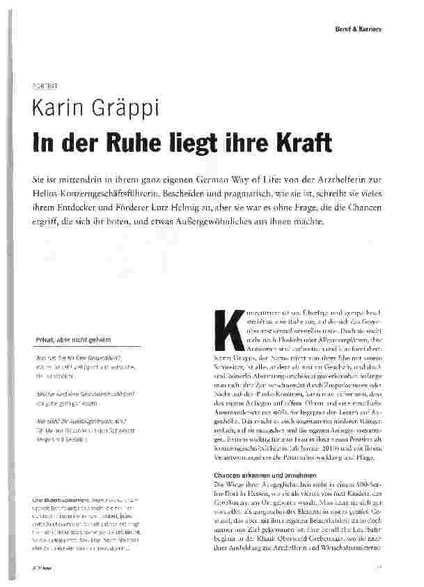 Vorschauseite 2: In der Ruhe liegt ihre Kraft