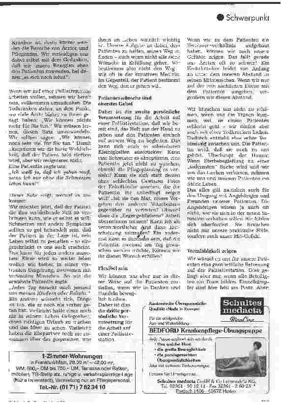 Vorschauseite 2: Eigne ich mich für die Arbeit in einer Palliativeinrichtung?