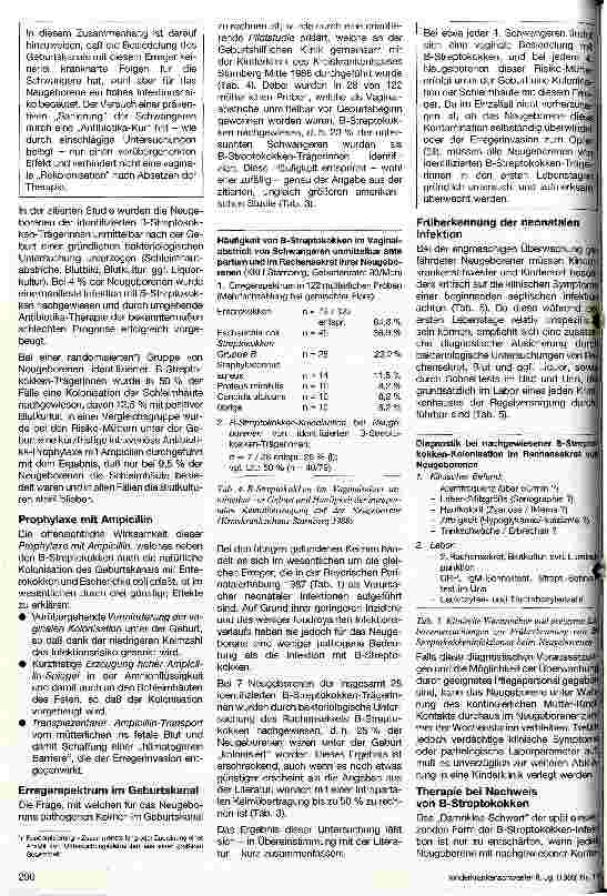 Vorschauseite 2: Früherkennung und Prophylaxe der B-Streptokokken-Infektion des Neugeborenen