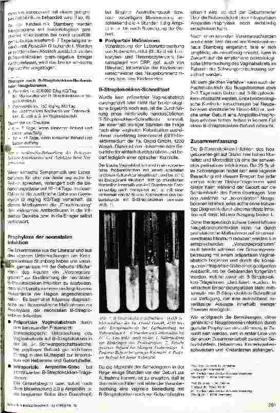 Vorschauseite 3: Früherkennung und Prophylaxe der B-Streptokokken-Infektion des Neugeborenen