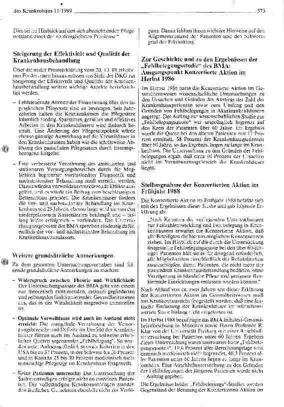 Vorschauseite 3: Fehlbelegung in Akutkrankenhäusern Materialien und Meinungen zu einem aktuellen Thema