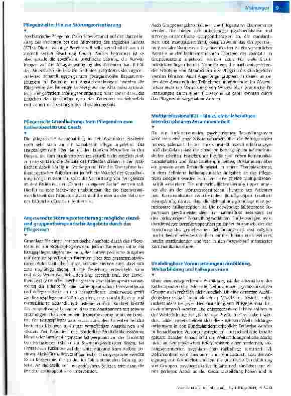 Vorschauseite 2: Nur Pillen und keine Zeit für Gespräche