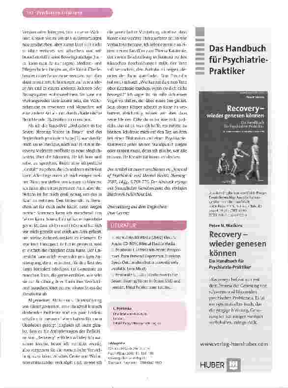 Vorschauseite 3: Recovery und Kunst als Aktivismus