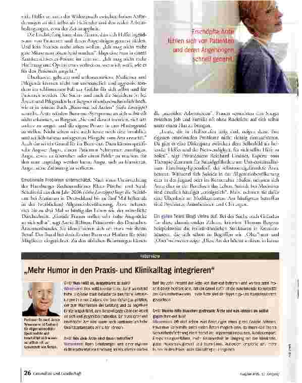 Vorschauseite 3: Erste Hilfe für die Helfer