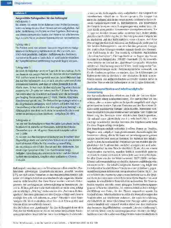 Vorschauseite 3: Schlechte Nachrichten übermitteln: qualitative Evaluation einer Lehrveranstaltung zur Gesprächsführung mit schwerund unheilbar kranken Patienten
