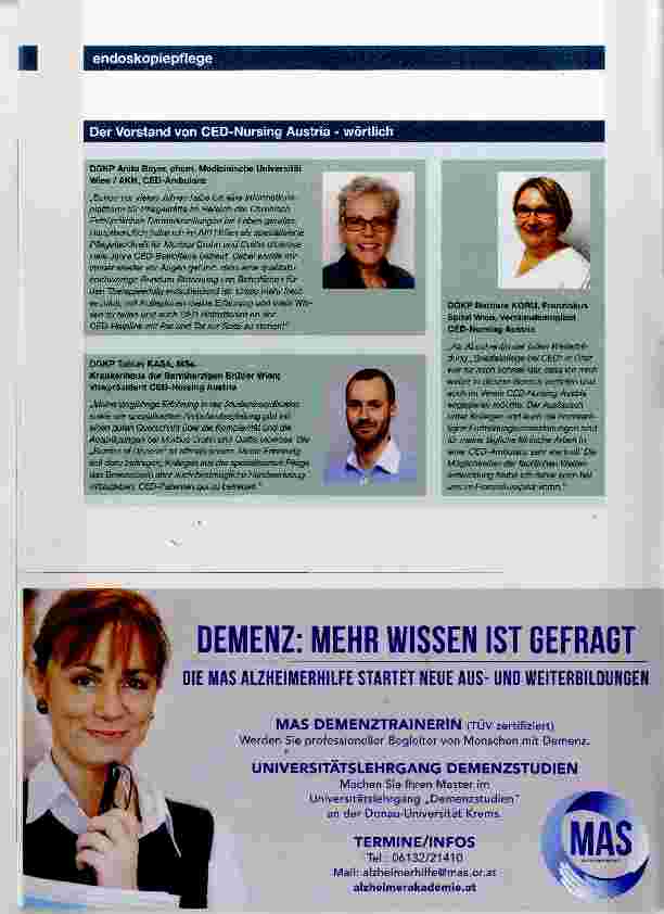 Vorschauseite 3: Spezialisierte Pflege für CED-Patienten