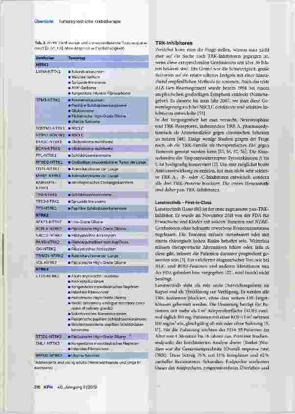 Vorschauseite 6: Tumoragnostische Krebstherapie