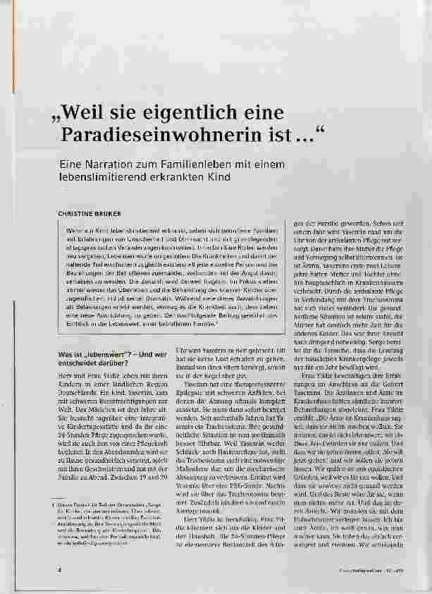 Vorschauseite 1: Weil sie eigentlich eine Paradieseinwohnerin ist