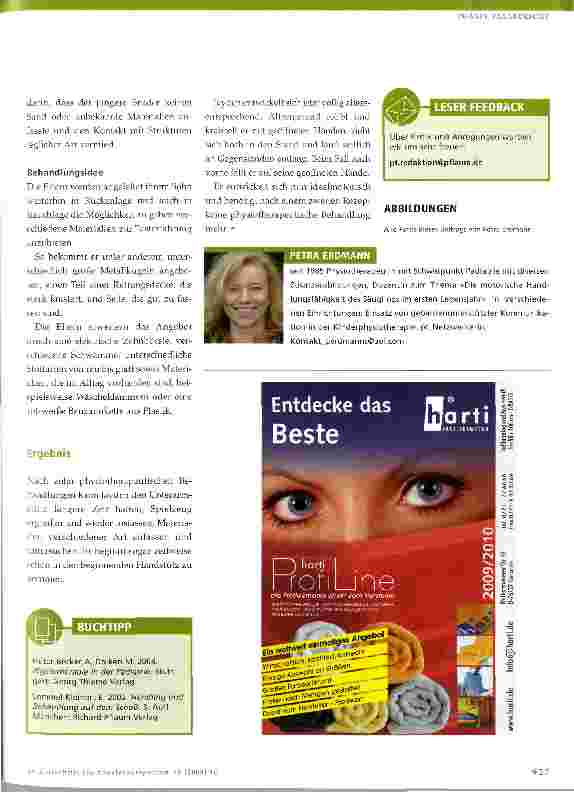 Vorschauseite 3: Kinderphysiotherapie: Verdacht auf Klavikulafraktur links