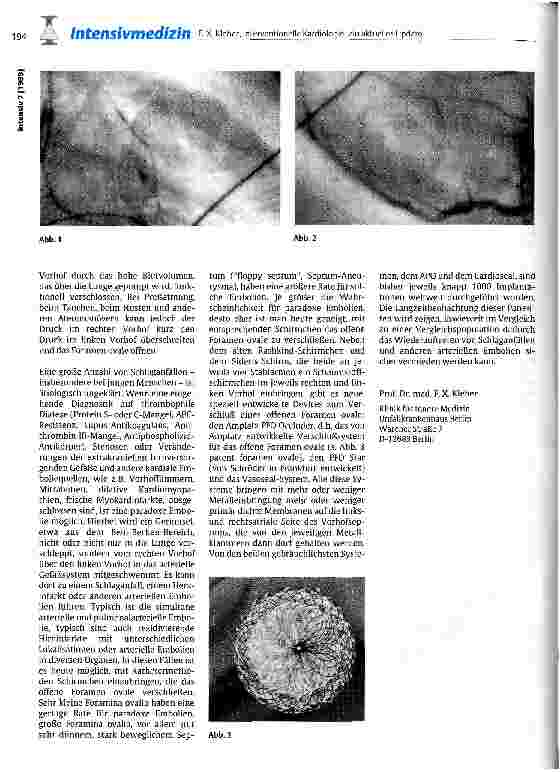 Vorschauseite 3: Interventionelle Kardiologie, ein aktuelles Update