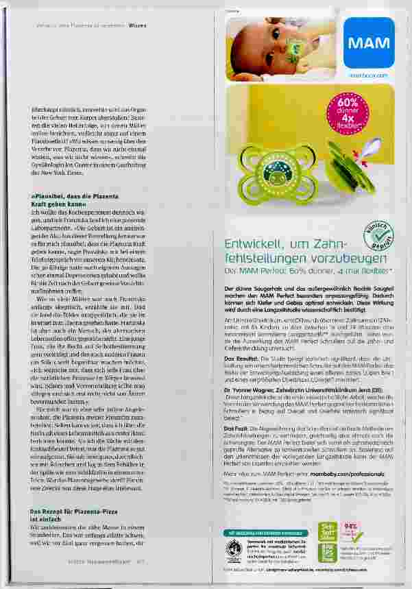 Vorschauseite 3: Pizza mal anders: Wie ich eine Plazenta zubereitete
