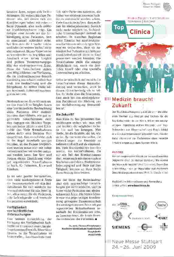 Vorschauseite 3: Zusammenarbeit mit niedergelassenen Ärzten im Wandel
