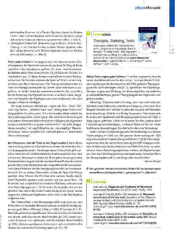 Vorschauseite 4: Rückenschmerz spezifisch testen