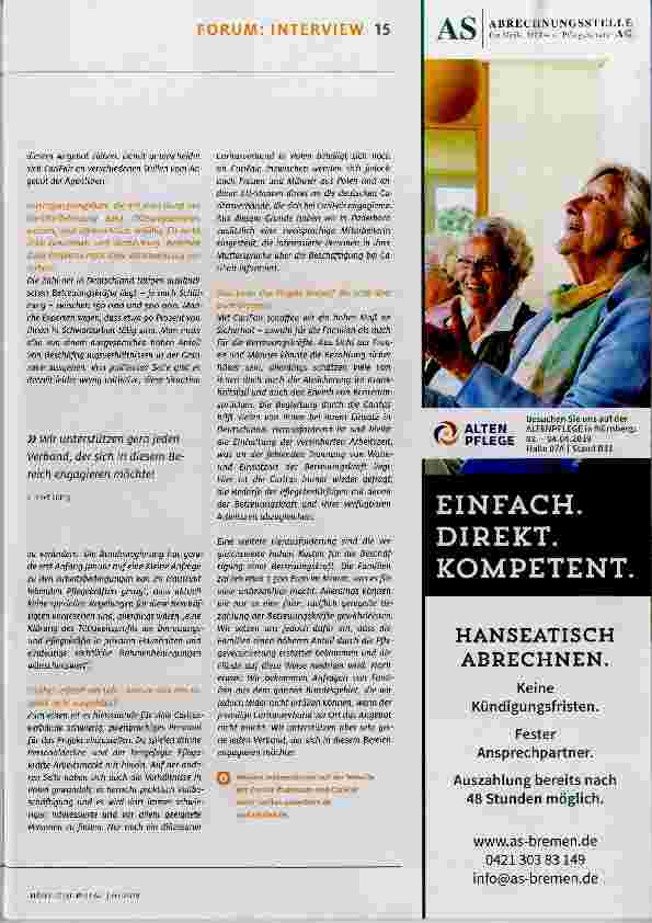 Vorschauseite 2: Ziel war und ist es, die Interessen beider Parteien zu sichern