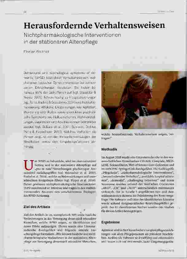 Vorschauseite 1: Herausfordernde Verhaltensweisen