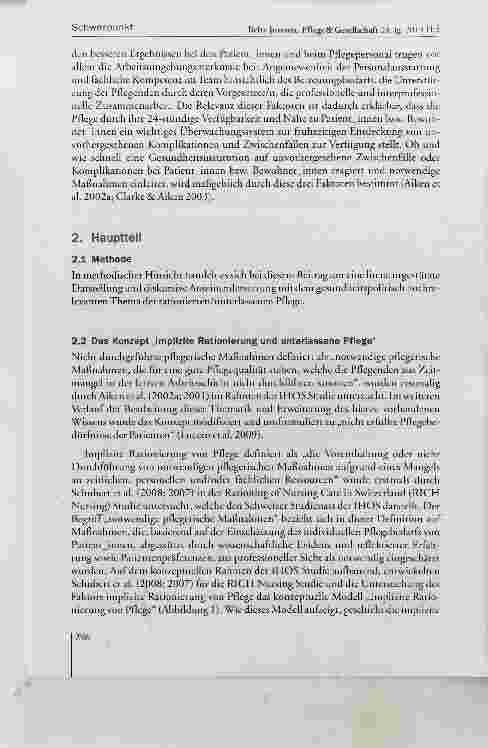 Vorschauseite 4: Rationierte und unterlassene Pflege im Kontext von Patienten-/Bewohnersicherheit - Konzept, Einflussmöglichkeiten und Bedeutung für die Pflegepersonalausstattung