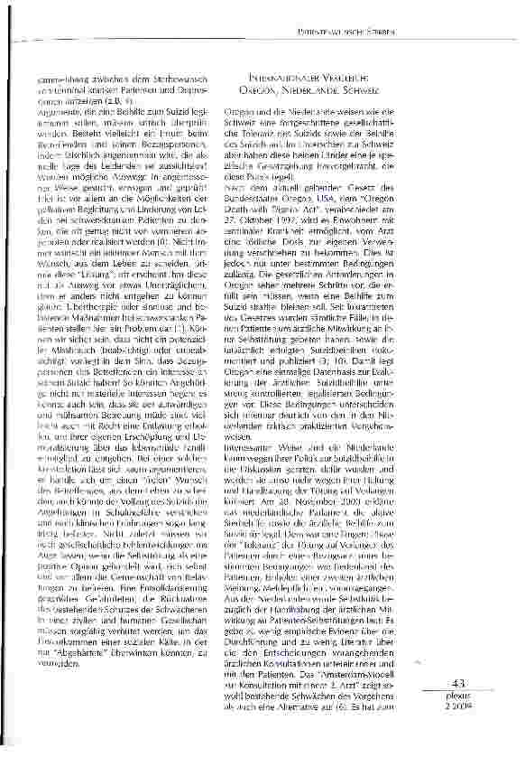 Vorschauseite 2: PATIENTENWUNSCH: STERBEN. ETHISCHE ASPEKTE DER BEIHILFE ZUM SUIZID