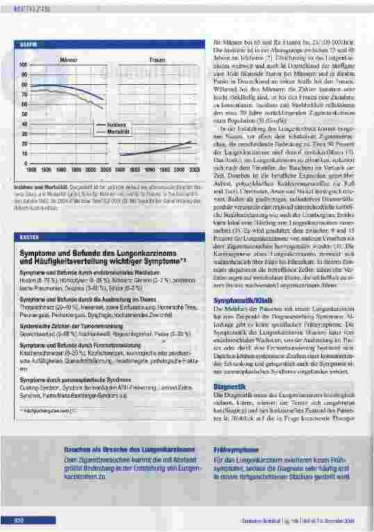 Vorschauseite 2: Lungenkarzinom - aktuelle Diagnostik und Therapie