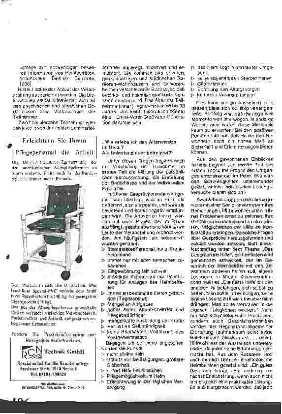 Vorschauseite 2: Seniorenvertretungen informieren Heimbeiräte