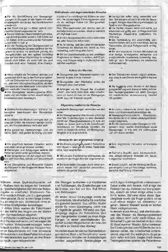 Vorschauseite 2: Bewegungserziehung - Erfahrungsbericht mit einer Gruppe psychisch kranker Langzeitpatientinnen in ener psychiatrischen Klinik