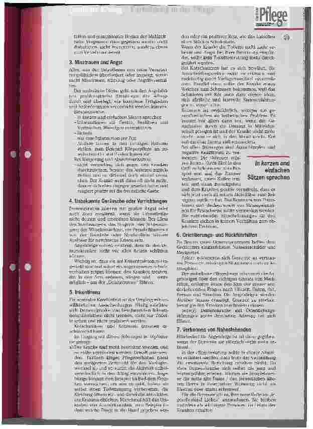 Vorschauseite 3: Pflegepraxis für die interne Fortbildung