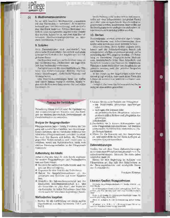 Vorschauseite 4: Pflegepraxis für die interne Fortbildung