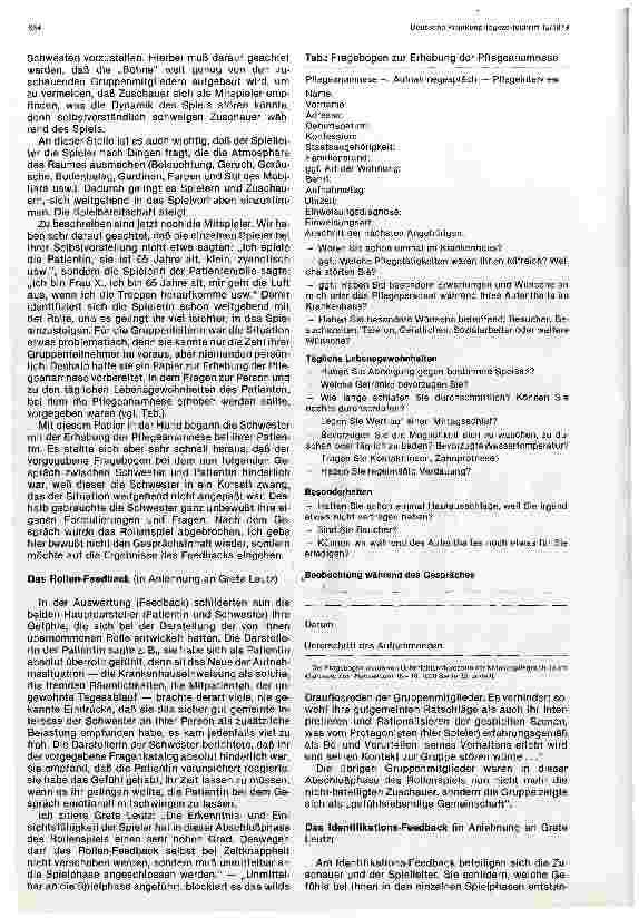 Vorschauseite 2: Die Anwendung des pädagogischen Rollenspiels in der Fortbildung von Krankenpflegepersonal