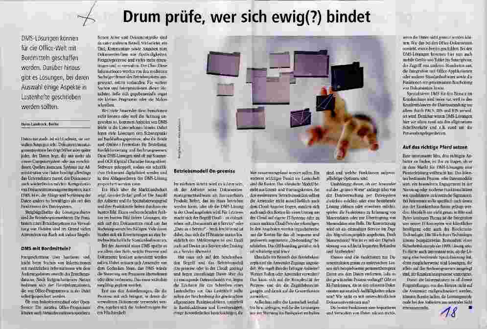 Vorschauseite 1: Drum prüfe, wer sich ewig(?) bindet