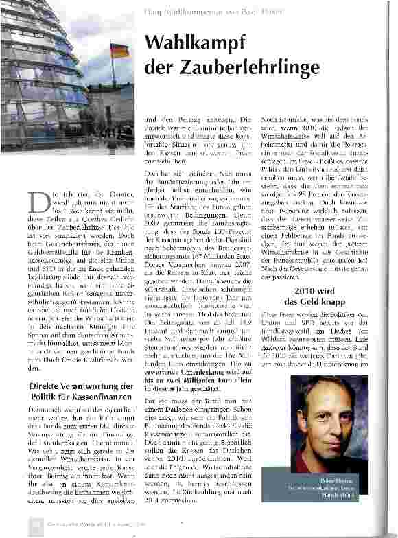 Vorschauseite 1: Wahlkämpf der Zauberlehrlinge