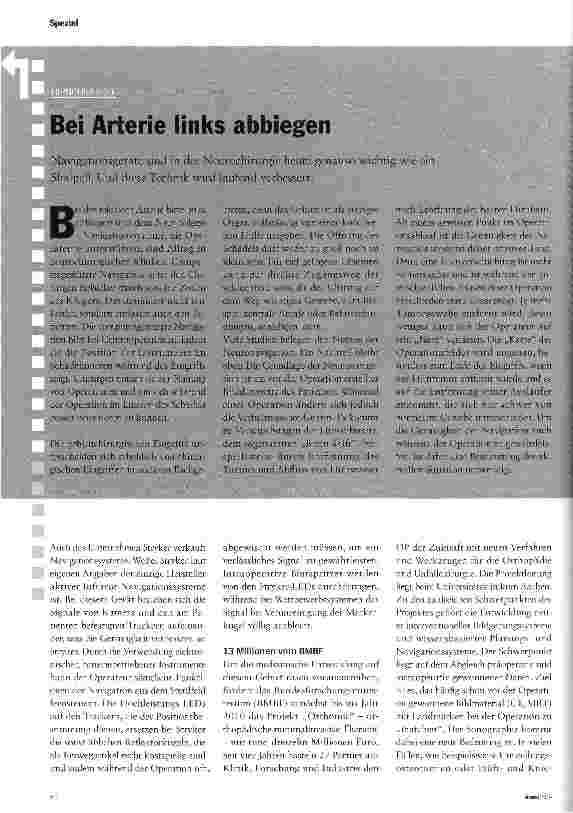Vorschauseite 3: Wegweiser im OP