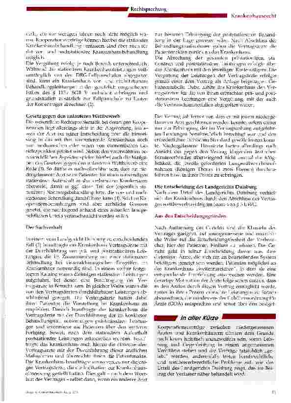 Vorschauseite 2: Legale Kooperationsmodelle versus illegale Zuweisungsmodelle