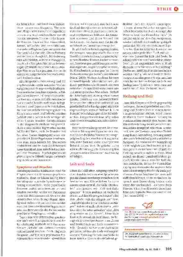 Vorschauseite 2: Auch die Psyche verlangt Pflege