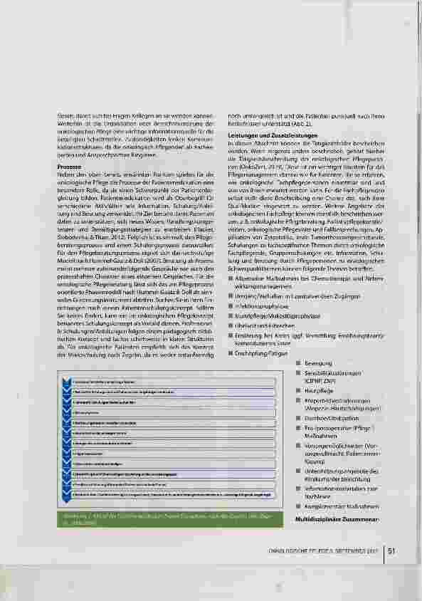 Vorschauseite 4: Was gehört zu einem onkologischen Pflegekonzept? -Teil 2