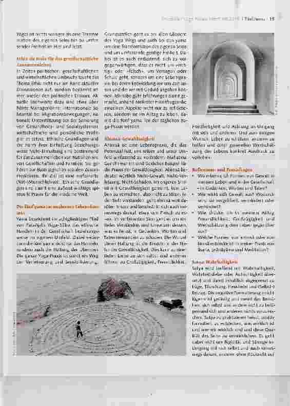 Vorschauseite 2: Yoga als ganzheitlicher, zeitgemäßer Übungsweg