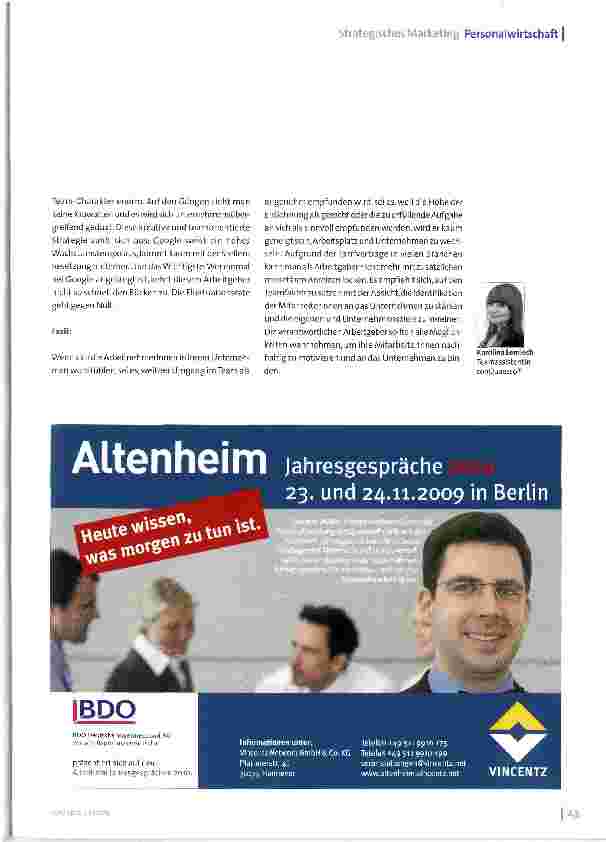 Vorschauseite 2: Mit strategischem Personalmarketing gegen den Fachkräftemangel
