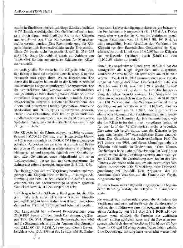 Vorschauseite 2: Diagnoseirrtum als Behandlungsfehler?