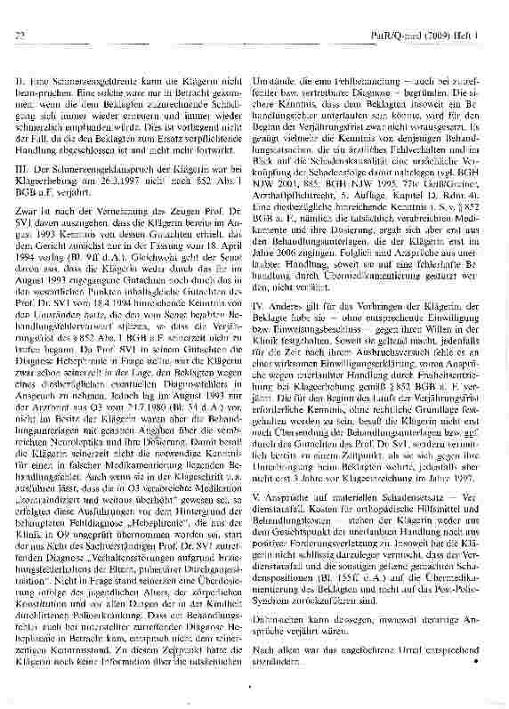 Vorschauseite 6: Diagnoseirrtum als Behandlungsfehler?