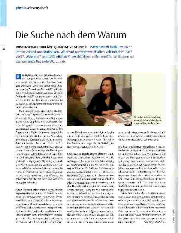 Vorschauseite 1: Die Suche nach dem Warum