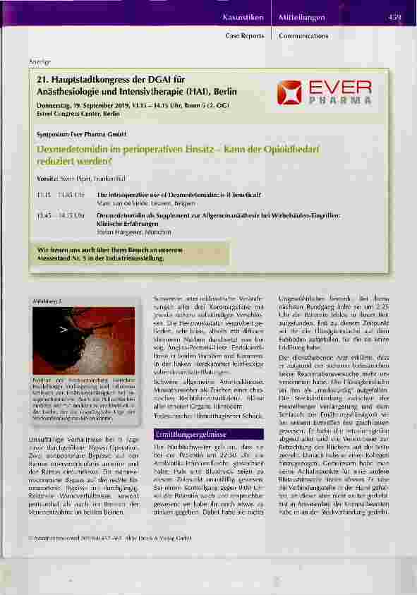 Vorschauseite 3: Ungewöhnlicher Verblutungstod im Krankenhaus durch eine offene Steckverbindung im Infusionssystem