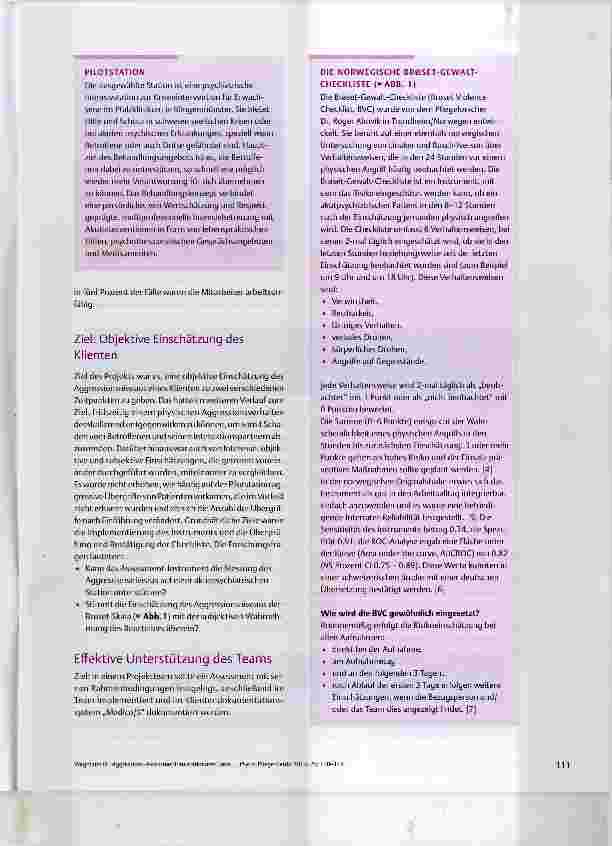 Vorschauseite 2: Aggressions-Assessment im stationären Bereich