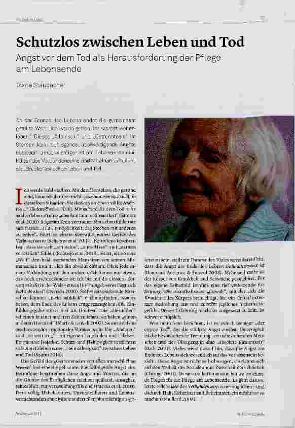 Vorschauseite 1: Schutzlos zwischen Leben und Tod