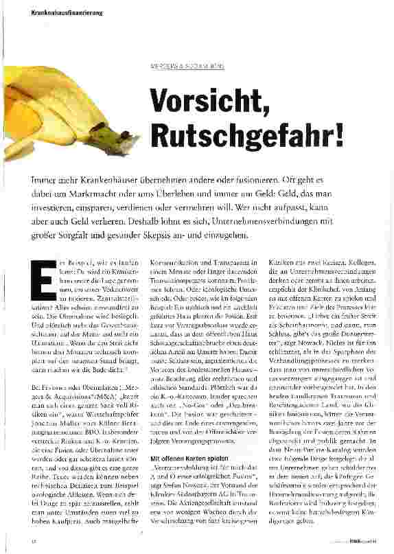 Vorschauseite 1: Vorsicht, Rutschgefahr!