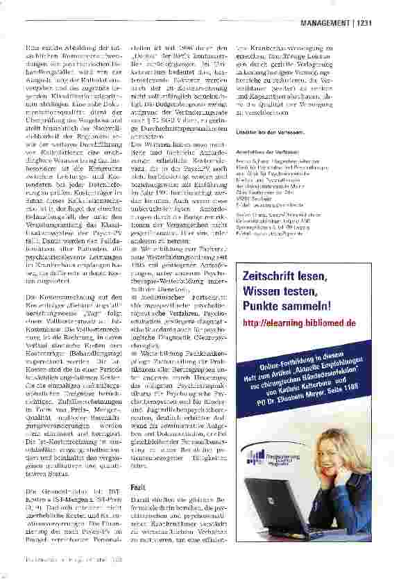 Vorschauseite 3: DRG in der Psychiatrie und Psychosomatik