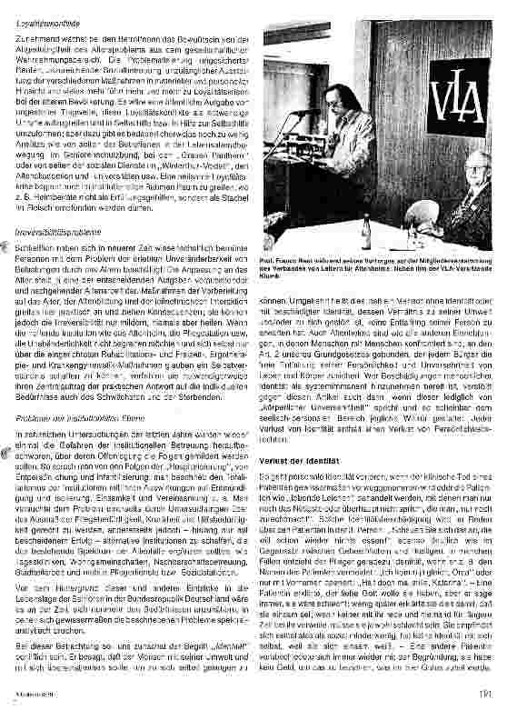 Vorschauseite 3: Die Bedürfnisse der Senioren im Heim