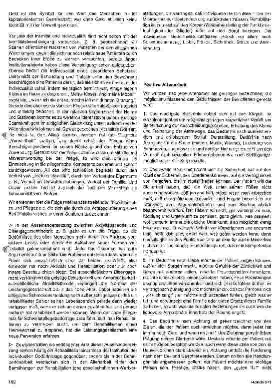 Vorschauseite 4: Die Bedürfnisse der Senioren im Heim