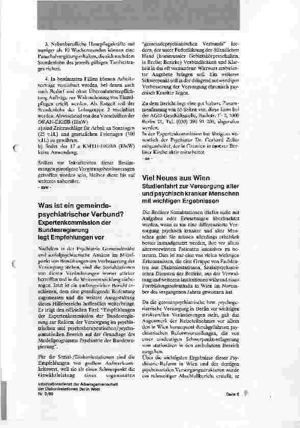 Vorschauseite 2: Vergütungsregelung für Hauskrankenpflegekräfte