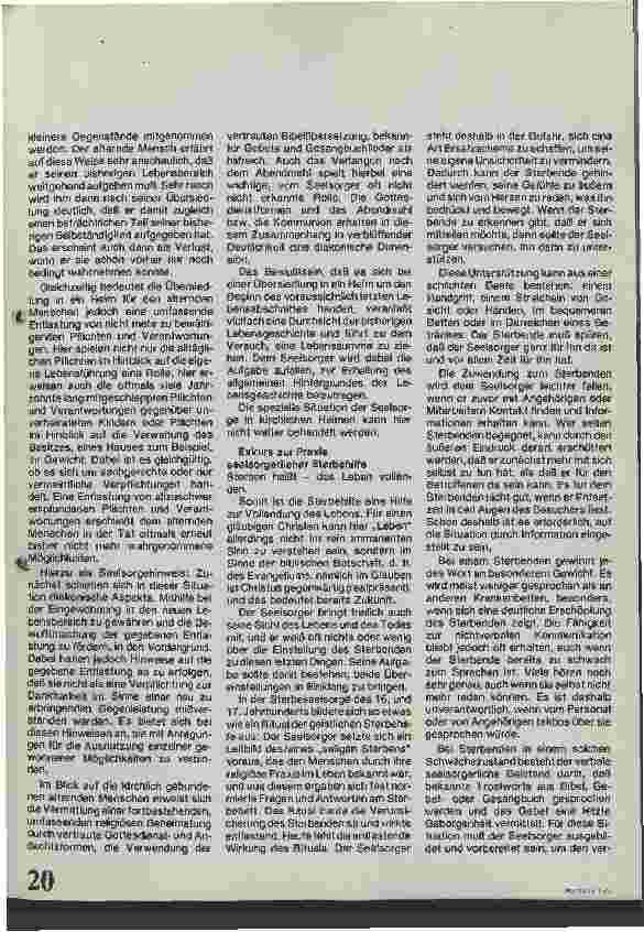 Vorschauseite 3: Aspekte zur religiösen Betreuung in Altenheimen